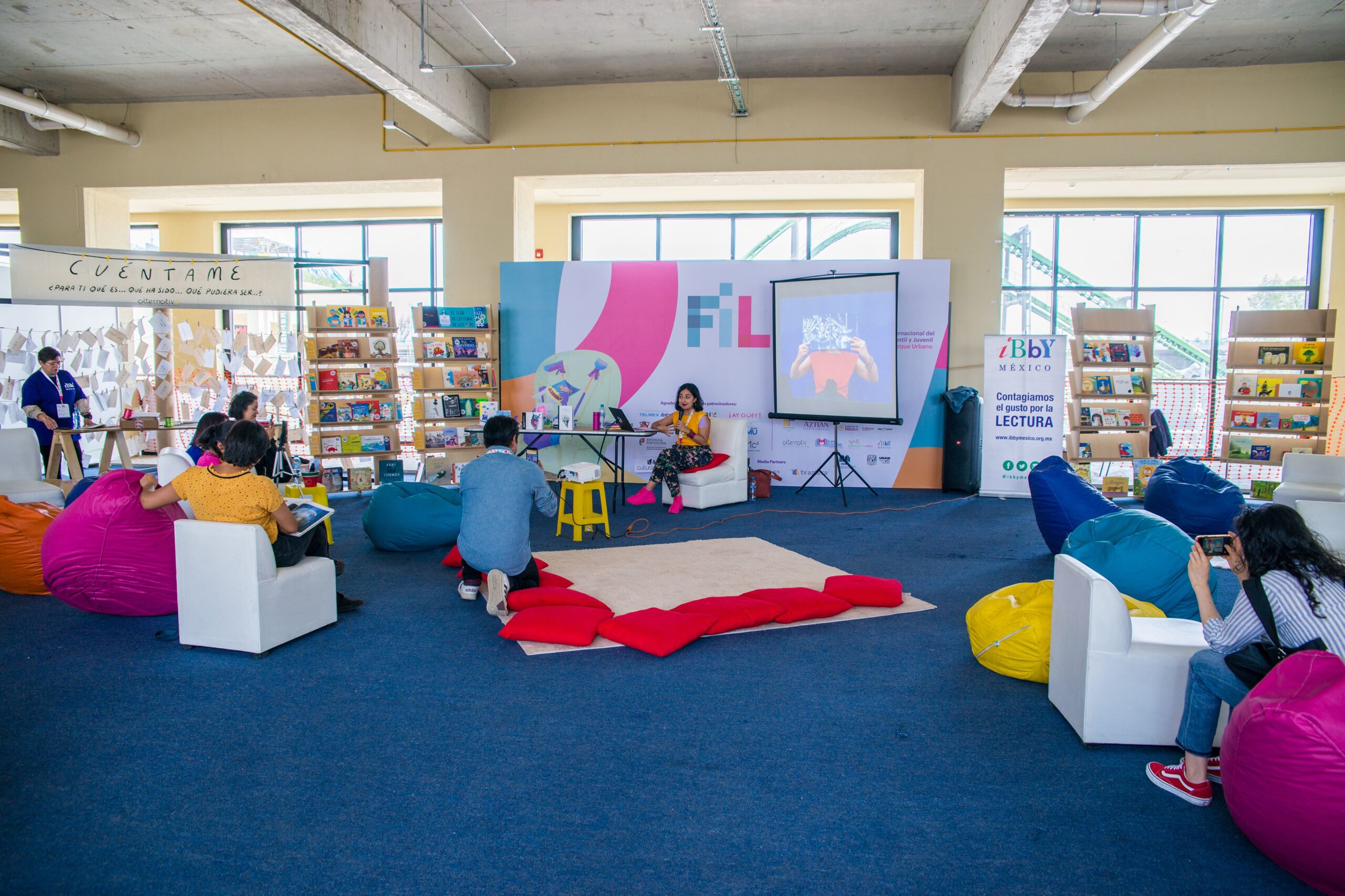 FILAZ 2026, zona de lectura para niños y jóvenes en Chapultepec