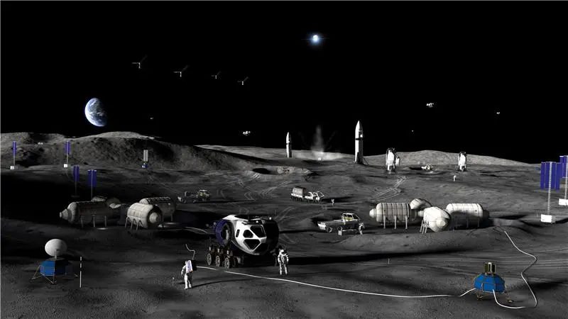 NASA planea instalar instalación lunar 
