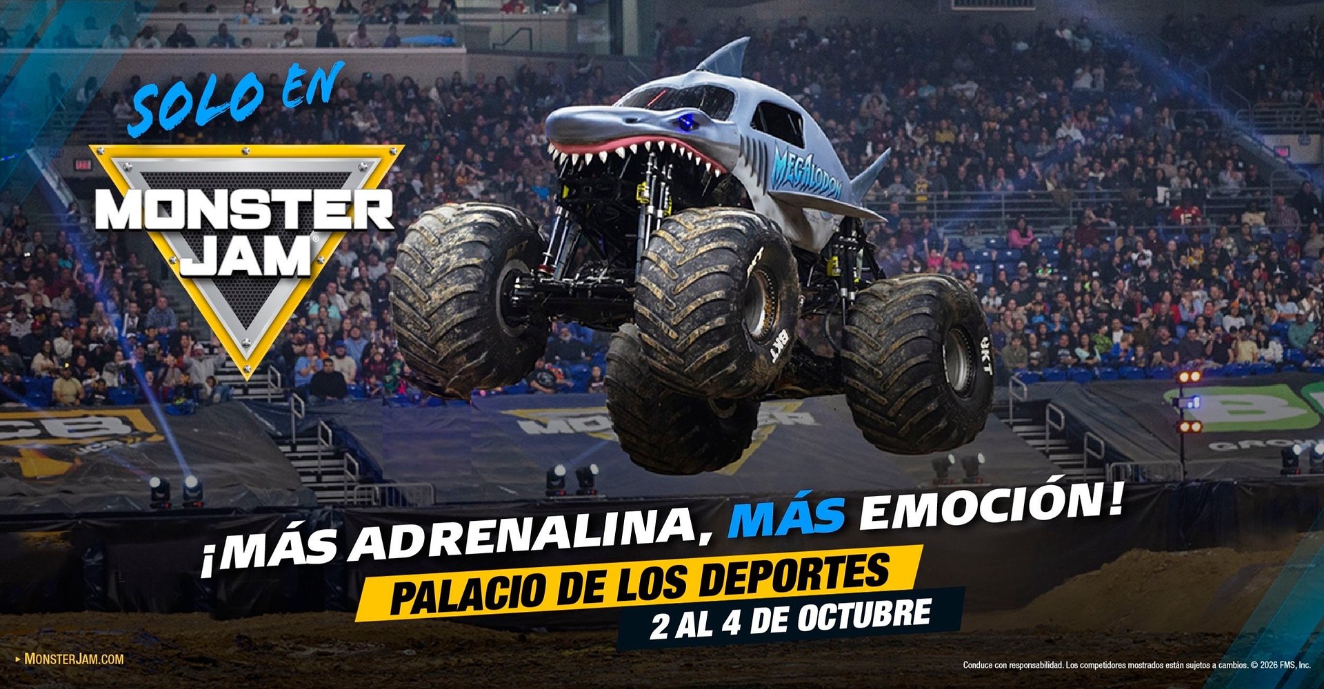 Vive la mayor adrenalina en el Monster Jam