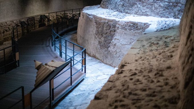 Ingresa a la zona restringida del Templo Mayor
