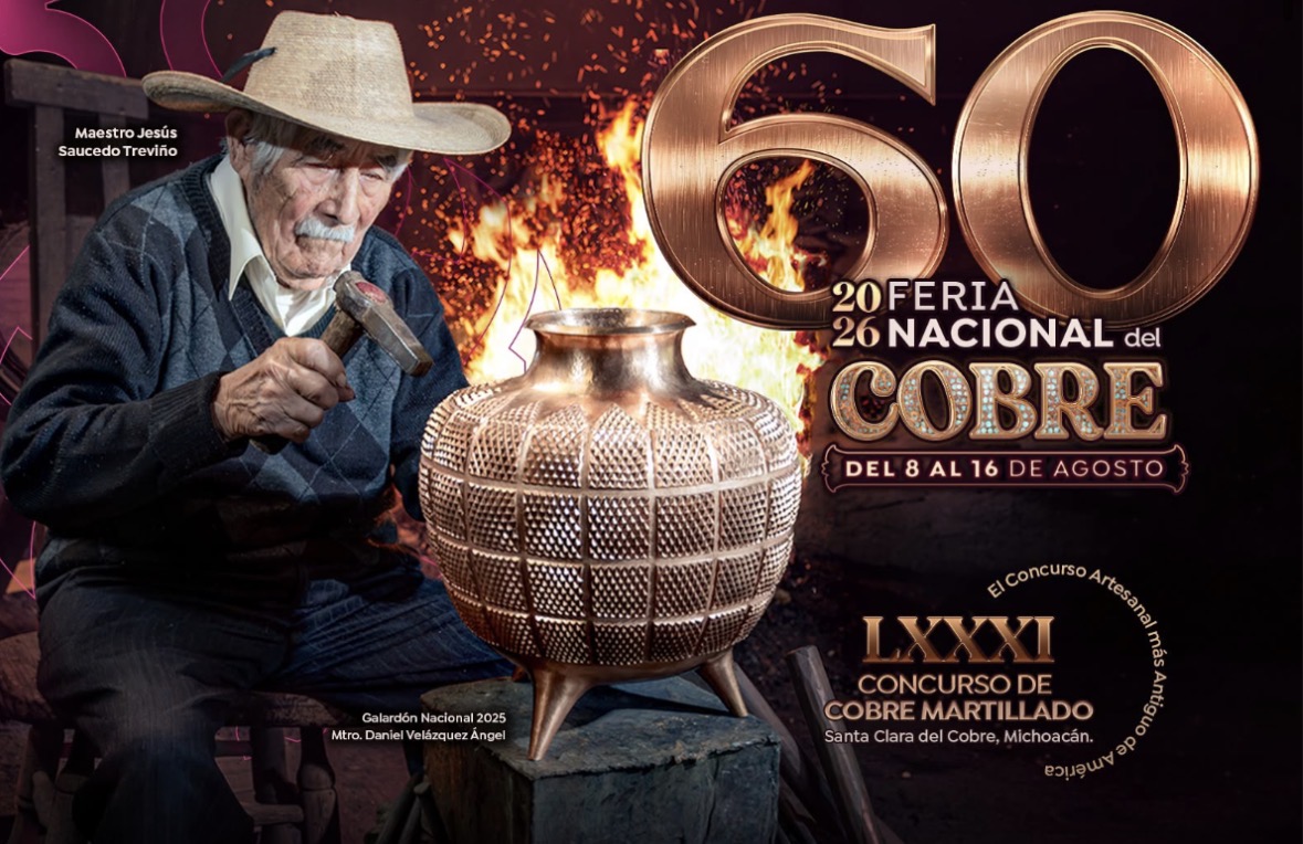 Santa Clara del Cobre celebra 60 años de su Feria Nacional del Cobre